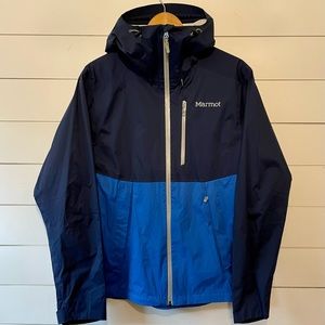 Men’s Marmot Snow Shell Jacket - Small - Blue Two Tone